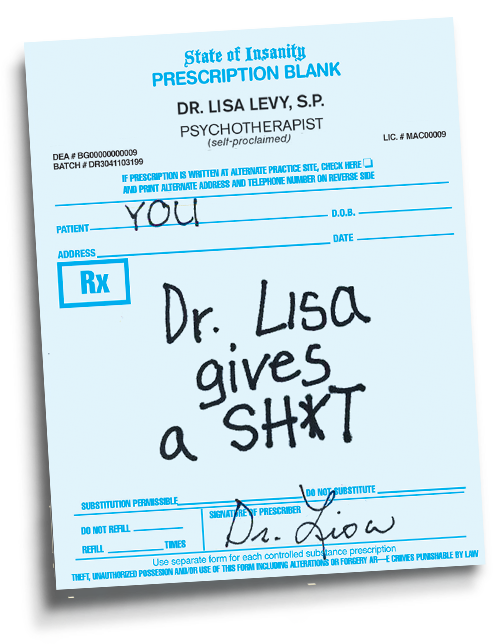 A mock doctor's prescription pad